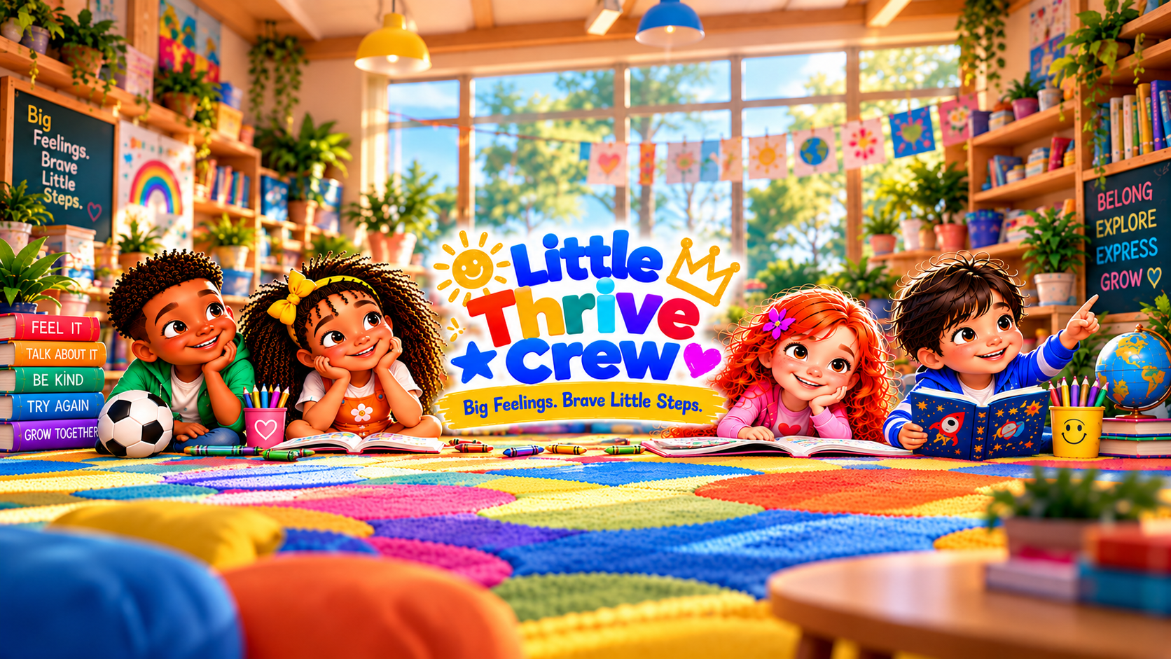 Little Thrive Crew: Big Feelings. Brave Little Steps.